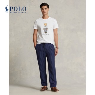 RALPH LAUREN 拉尔夫·劳伦 男士圆领短袖T恤 RL16739 白色 L