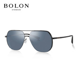 BOLON 暴龙 男士太阳镜 BL7021181 黑框蓝灰片 61mm