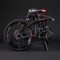 有品UP会员：SAVA 萨瓦 折叠自行车 黑红
