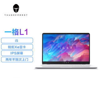 ThundeRobot 雷神 IGER L1 15.6英寸 轻薄本 白色 (酷睿i5-1135G7、核芯显卡、16GB、512GB SSD、1080P、60Hz）