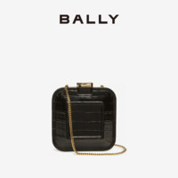 BALLY 巴利 女士牛皮革单肩包 6304213 黑色 小号