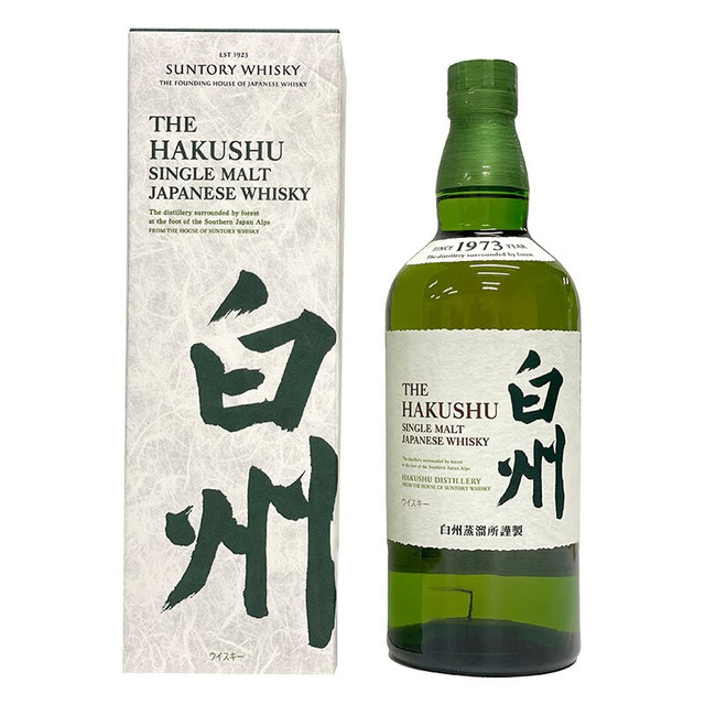 THE HAKUSHU 白州 1973 单一麦芽 日本威士忌 700ml 礼盒装