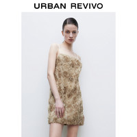 URBAN REVIVO 女装吊带连衣裙 UWG732010