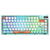 ATYT 梵战 A84 84键 2.4G蓝牙 多模无线机械键盘 水母之鲛 凯华水母轴 RGB