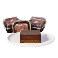 芝洛洛 冰山熔岩蛋糕 黑巧克力味 95g*4盒