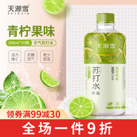 天源雪 SKYRAIN（TIANYUANXUE） 天源雪 SKYRAIN 苏打水饮料 无汽0糖0卡0脂 整箱装 果味饮料 青柠风味368ml*20瓶