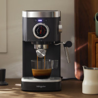 donlim 东菱 咖啡机 咖啡机家用 意式半自动 20bar高压萃取 蒸汽打奶泡 操作简单 东 DL-6400