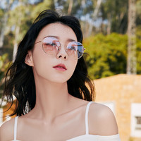 LOHO 2022年太阳镜女炫彩渐变时尚眼镜韩版墨镜