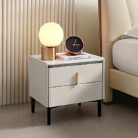 CHEERS 芝华仕 岩板床头柜轻奢简约现代简易创意床边小型储物收纳柜子G037