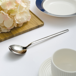 MINISO 名创优品 简约304大圆勺 不锈钢汤勺 家用勺子长柄 喝汤