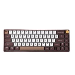 EWEADN 前行者 C65 三模机械键盘 65键 褐棕灰-抹茶轴