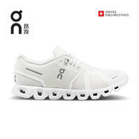 On昂跑新一代轻量透气舒适女款运动鞋Cloud 5 Undyed-White/White  36.5 US(W5.5) 推荐选大一码