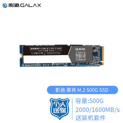 GALAXY 影驰 黑将 Pro NVMe M.2 固态硬盘 500GB (PCI-E3.0)
