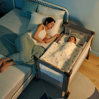 COOL BABY 酷豆丁 婴儿床可折叠拼接大床