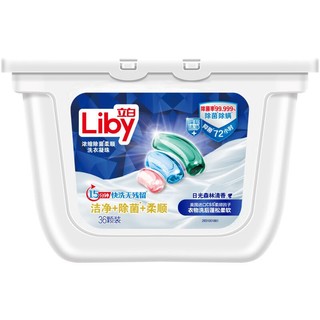 Liby 立白 浓缩除菌柔顺洗衣凝珠 36颗 日光森林清香