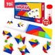  TOI 图益 儿童七巧板拼图玩具早教开发英语卡片幼儿园教具教育玩具3-4-5-6岁宝宝男孩玩具女孩生日礼物　