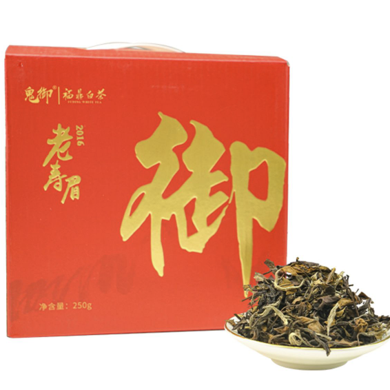 鬼御 一级 御 2016老寿眉 250g 礼盒装