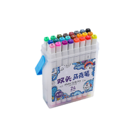 递乐文具 DiLe文具 递乐文具 DiLe SC6896 双头水溶性马克笔 24色