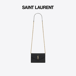 SAINT LAURENT 圣罗兰 女士羊皮卡包 743050AAB4K1025 黑色