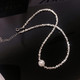 KR 珍珠碎银项链女轻奢高级感气质小众设计优雅风珍珠吊坠颈链