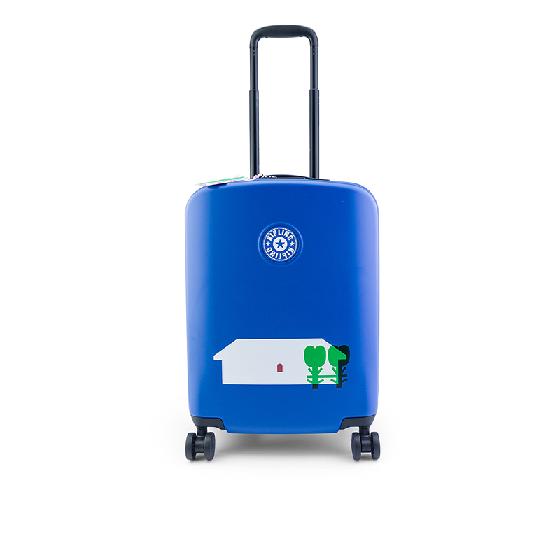 kipling 凯普林*Minju Kim联名系列 PC拉杆箱 KPKI5812P9810OS 白底红蓝绿印花 20寸