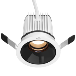 NVC Lighting 雷士照明 LED射灯 嵌入式 黑-7W暖白光-开孔75MM