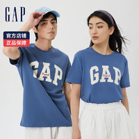 Gap 盖璞 亲肤男装LOGO纯棉短袖T恤848801 夏季上衣