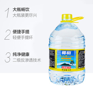 椰树 火山岩饮用天然矿泉水 5L*2桶 整箱装 饮用水 正宗海南特产