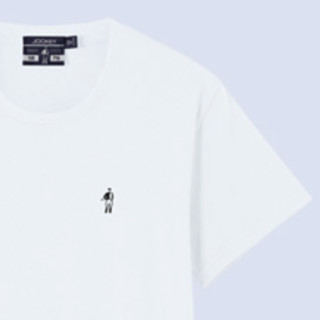 JOCKEY 男士圆领短袖T恤 JM1294085 白色凉感 M