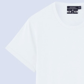 JOCKEY 男士圆领短袖T恤 JM1294085 白色凉感 M