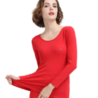 小护士 女士保暖内衣套装 SNT006 中国红 M