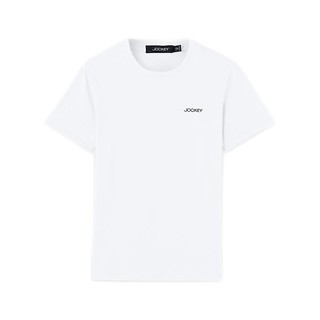 JOCKEY 男士圆领短袖T恤 JM1294084 白色抗菌 XL