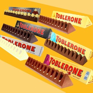 亿滋Toblerone三角巧克力100g*4黑巧牛奶巧克力糖果含蜂蜜巴旦木 黑巧克力100gX4条