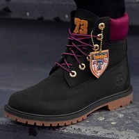 Timberland 工装靴女鞋户外运动休闲复古黑色马丁靴A44KX001