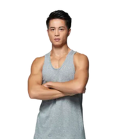 YOUR SUN 宜而爽 男士纯棉背心 1941211-3 麻灰色 XL 3件装