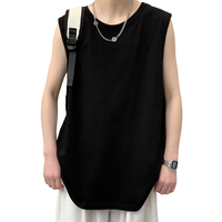 GLM 男士纯棉背心 PBX9A000-01 黑色 L
