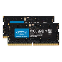 Crucial 英睿达 DDR5 5200MHz 笔记本内存 普条 黑色 32GB 16GB*2 CT2K16G52C42S5