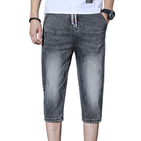 CARTELO 卡帝乐鳄鱼 男士牛仔七分裤 X-1182KDLNZ666ZY 黑色 28