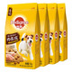  Pedigree 宝路 成犬狗粮高肉双拼 肉食控1.5kg*4　