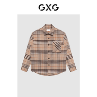 抖音超值购：GXG 男装新品商场同款格纹夹克#GC121019K