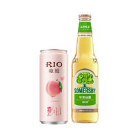 RIO 锐澳 微醺强爽330ml*1+somersby夏日纷黑莓苹果*1果酒鸡尾酒