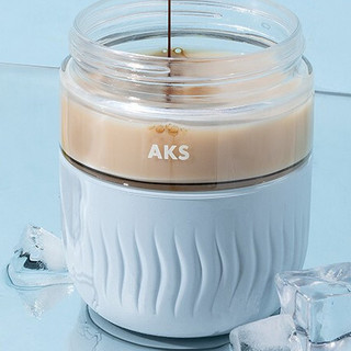 AKS 阿克斯 RU38-B 玻璃杯 380ml 奶油蓝