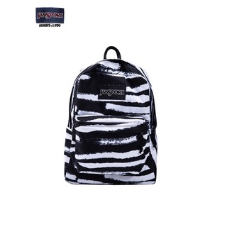 JANSPORT 杰斯伯 双肩包女学生时尚男包背包书包花色 4QUT7X8 斑马扎染