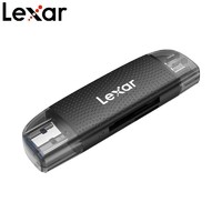 Lexar 雷克沙 310 USB3.2二合一读卡器支持TF/SD卡双接口高速读卡器