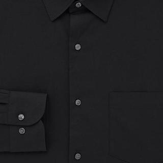 UNIQLO 优衣库 男士长袖衬衫 448263 黑色 XXXL