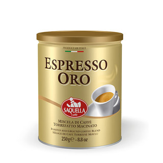 SAQUELLA 圣贵兰 意大利进口 ORO欧罗咖啡粉 250g罐装