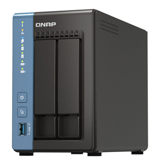 QNAP TS-216/CortexA55四核CPU低功耗两盘位网络存储NAS TS-216 西数红盘6T(3T*2)