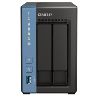 QNAP TS-216/CortexA55四核CPU低功耗两盘位网络存储NAS TS-216 西数红盘6T(3T*2)