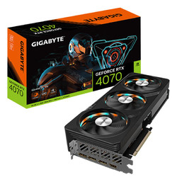 GIGABYTE 技嘉 魔鹰GIGABYTE GeForce RTX 4070 Gaming OC 12G 显卡 黑色