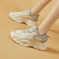 SHOEBOX 鞋柜 2023年新款女款老爹鞋舒适透气厚底个性老爹鞋